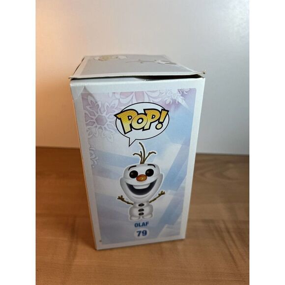 DISNEY FROZEN GLITTER OLAF THE SNOWMAN POP VINYL FIGURE - EE EXCLUSIVE Damaged - Picture 4 of 9